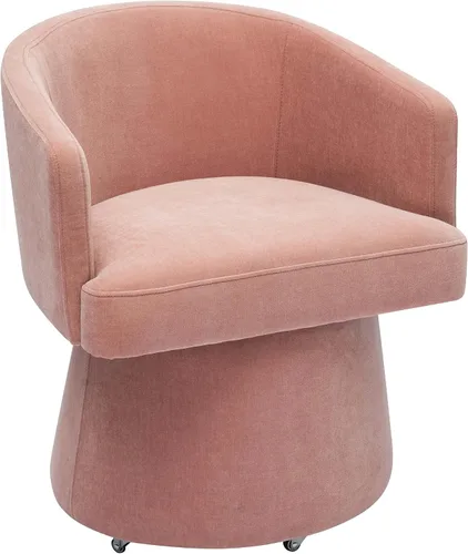 Vista 9 de Tov Furniture Kristen - Silla de escritorio con ruedas (chenilla reciclada, negro)