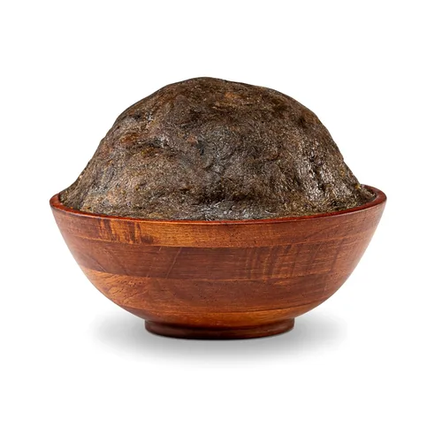 Vista 3 de Pasta de jabón negro africano de 8 onzas. 100% crudo, puro y natural de Ghana. Tratamiento para el acné, ayuda contra el eccema y la psoriasis, piel