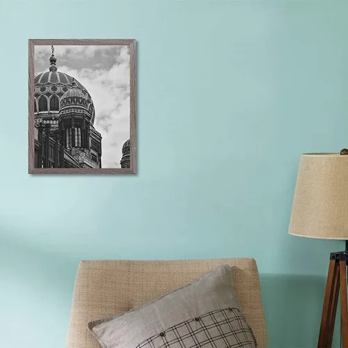 Vista 4 de Golden State Art, Marco de fotos de 11 x 14 pulgadas, para pared, fotos y pósteres de 8 x 10, pintura/impresión, bodas, paisajes (gris, paquete de 2)