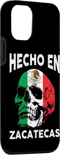 Vista 3 de iPhone 14 Hecho en Zacatecas México - Bandera Mexicana - Funda Zacatecas