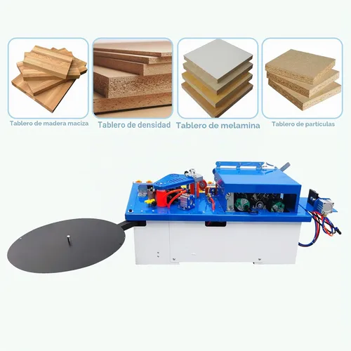 Vista 6 de TECHTONGDA Edge Bander - Máquina automática de doble cara para carpintería, rotura automática de banda para bordes rectos y curvos con velocidad