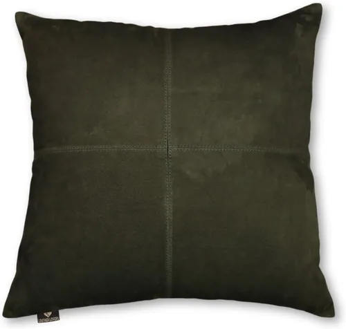 Vista 80 de Funda de almohada de cuero de cordero 100% cuero de cordero – Funda de cojín para sofá – Fundas decorativas para sala de estar y dormitorio, cuero