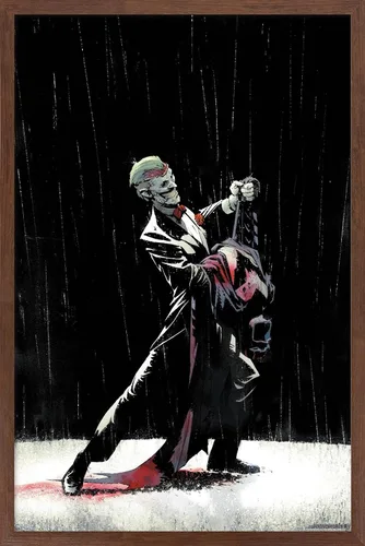 Vista 6 de DC Comics Joker - Póster de pared Dancing In The Dark de 34 pulgadas de largo x 22.4 pulgadas de ancho, versión premium sin marco