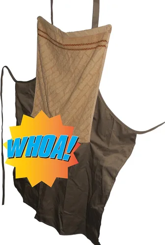 Vista 2 de Delantal de broma Head Chef - Perfecto para papá y fiestas de barbacoa, marrón y bronceado