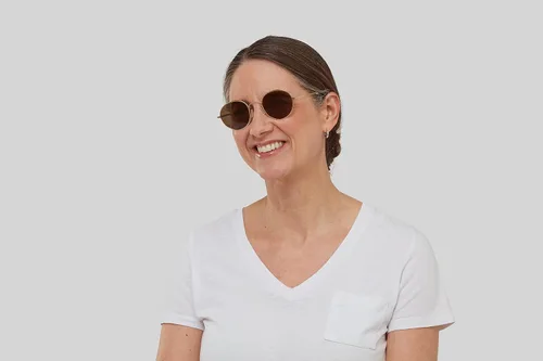 Vista 13 de ThinOptics Milano Aluminum Case + Round Sunglasses