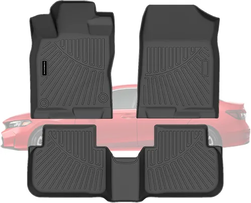 Vista 47 de Revestimientos de suelo para Acura ADX y Honda HR-V 2023-2026 TPE 2023-2026 TPE protección para todo tipo de clima, tapetes de primera y 2ª fila