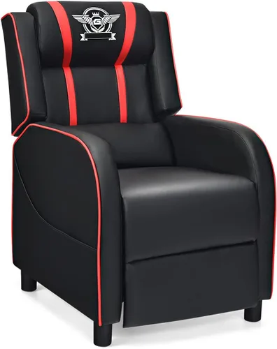 Vista 8 de DORTALA Silla de masaje para adultos, sofá reclinable ajustable con reposapiés y función de masaje, reclinable ajustable para sala de estar, asiento