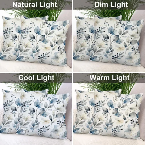 Vista 198 de Batmerry Autumn Pumpkin Templeton Throw Pillow Covers, Green Leaves Paths Forests Decorative Pillow Covers Digital Printing Blended for Couch Sofa