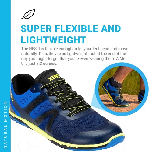 Vista 4 de Xero Shoes HFS II - Tenis de correr para hombre, calzado sin caída, tenis ligeros, sensación descalza