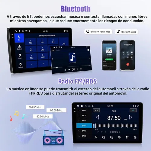 Vista 5 de 4+64 para Hyundai Elantra 2016 2017 2018 Android 15 Radio de coche inalámbrico Carplay Android Auto 9 pulgadas pantalla táctil