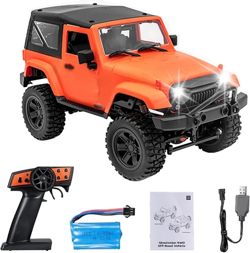 Vista 11 de GoolRC F2 1/14 escala 2.4GHz auto a control remoto, 4WD 18.6mph velocidad alta de carreras, todo terrenos fuera de carretera RC vehículo monstruo