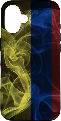 Vista 32 de Smoky Colombia Flag - Funda de orgullo colombiano para iPhone 17