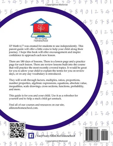 Vista 2 de EP Math 67 Parent's Guide Part of the Easy Peasy All-in-One Homeschool