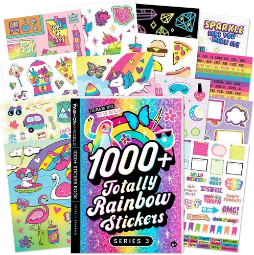 Vista 16 de Fashion Angels Más de 2,000 cuadernos de calcomanías del alfabeto, incluye divertidas y coloridas calcomanías de letras para manualidades, ideal