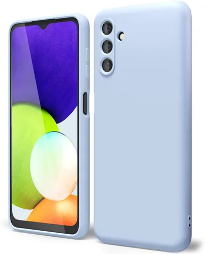 Vista 63 de oakxco Funda para teléfono Samsung Galaxy A12 con agarre de silicona líquida, linda delgada fina suave cubierta de gel de goma TPU lisa para mujeres