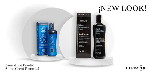 Vista 3 de Herbacol Cubierta de cabello gris "Flash" marrón oscuro Sin amoníaco ni peróxido Herbacol Castaño Oscuro "Flash" Cubrecanas Sin Amoniaco ni