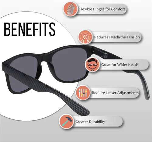 Vista 2 de Wholesale Bulk Unisex 80's Retro 100% UV Sunglasses for Adults - 10 Pack - wFlex Hinges