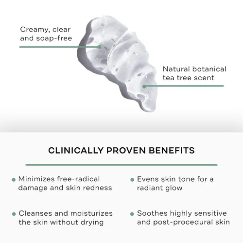 Vista 2 de Replenix Green Tea Limpiador suave y relajante, lavado facial de grado médico para pieles sensibles (6.7 onzas líquidas)