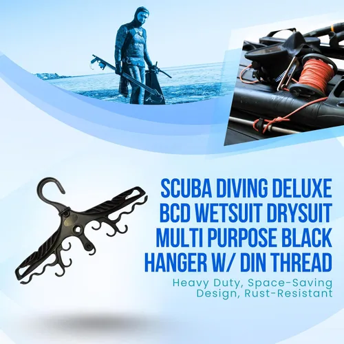 Vista 4 de Scuba Choice Percha para trajes de neopreno y trajes secos: percha resistente para BCD, trajes de neopreno y almacenamiento de equipos de buceo
