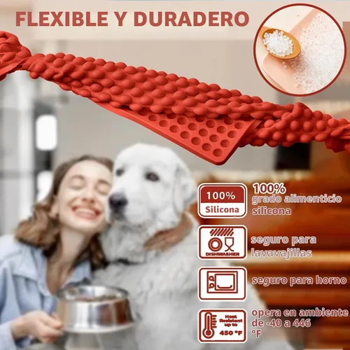 Vista 4 de HKNMTT Moldes de Silicona Mini Forma Redonda, 468 Cavidades Bandeja de Horneado de Pequeñas Semi Esferas Moldes para Golosinas para Perros y Dulces