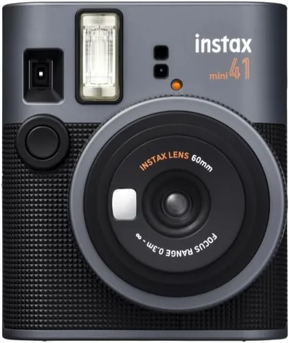 Vista 2 de Fujifilm Paquete de cámara instantánea Instax Mini 41 con película Instax Mini 20 exposiciones + 4 pilas AA + paño de limpieza (4 artículos)