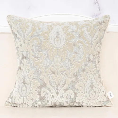 Vista 8 de Alerfa - Funda de almohada decorativa boho azul floral de terciopelo, 18x18 pulgadas, lujosa, bordada, funda de cojín cuadrada para sofá, sala