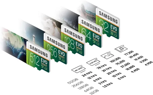 Vista 6 de SAMSUNG EVO Select Tarjeta de memoria microSDXC UHS-I U1 de 64 GB Full HD y 4K UHD con adaptador (MB-ME64HA)