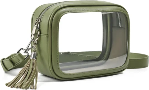 Vista 8 de Bolsa transparente para eventos en estadios, bolsa transparente aprobada para estadios, bolsa cruzada para conciertos, deportes, festivales
