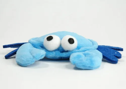 Vista 2 de Glory To Dog Juguete de peluche para perros de raza pequeña de cangrejo azul de TinyToy