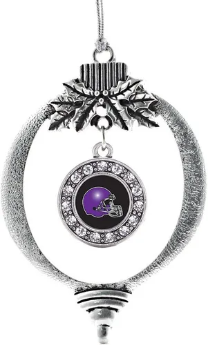Vista 198 de Inspired Silver - Adorno de cromosoma 21 con dije de círculo de plata con joyas de circonita cúbica