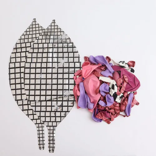 Vista 5 de Kit de arco de guirnalda de globos de vaquera, 121 piezas con temática de granja con globos de bota para decoración de negocios, hogar, boda
