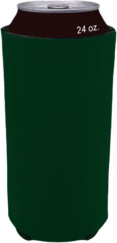 Vista 33 de Espuma en blanco plegable de 24 oz. Can Coolie (variedad, paquete de 6)