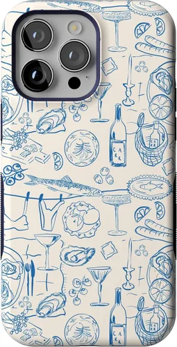 Vista 78 de Casely - Funda para iPhone 14 Pro Max, flores pintadas, Frida Kahlo Floral Girly, compatible con MagSafe