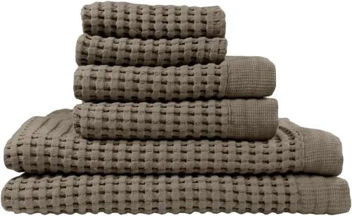 Vista 52 de GILDEN TREE Toalla de baño tipo waffle de secado rápido, toallas de baño delgadas de lujo, toallas de baño 40x80 grandes, estilo moderno (crema)