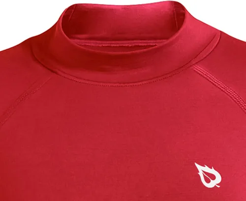 Vista 4 de BALEAF Camiseta térmica de compresión para niños y jóvenes capa base de forro polar manga larga equipo frío camiseta de béisbol y fútbol