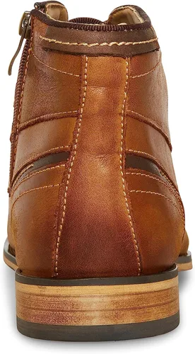 Vista 8 de Steve Madden Jefries - Botines para hombre Botas casuales Marrón (Dark Tan)