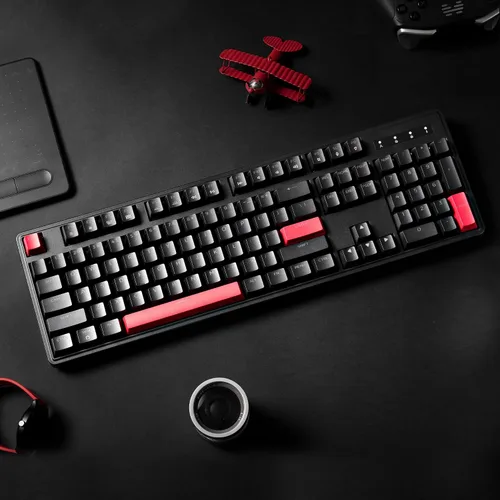 Vista 7 de LEMOKEY X3 - Teclado mecánico para juegos con cable, diseño 100% con teclado programable QMK/VIA, interruptor marrón, retroiluminación roja