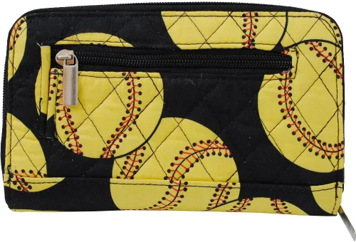 Vista 3 de Kiss Lock Fastpitch Softball TrifoldCartera para mujer