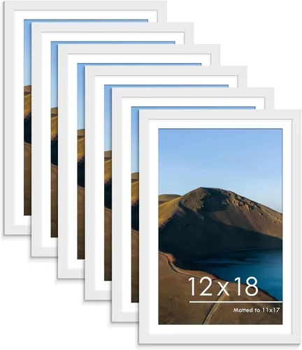 Vista 11 de PEALSN - Juego de 6 portarretratos de 5 x 7 pulgadas para fotos de 4 x 6 pulgadas con paspartú/5 x 7 pulgadas sin paspartú, para montaje en Negro