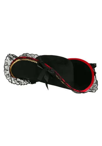 Vista 5 de Sombrero Negro de Lady Bucanera para Mujer Multicolor