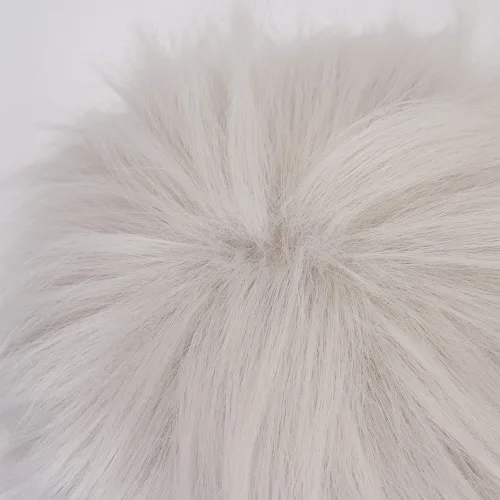 Vista 6 de Kalim - Peluca para cosplay, disfraz de anime Twisted Wonderland con pelucas cortas y rectas blancas plateadas para hombres o niños, fiesta familiar