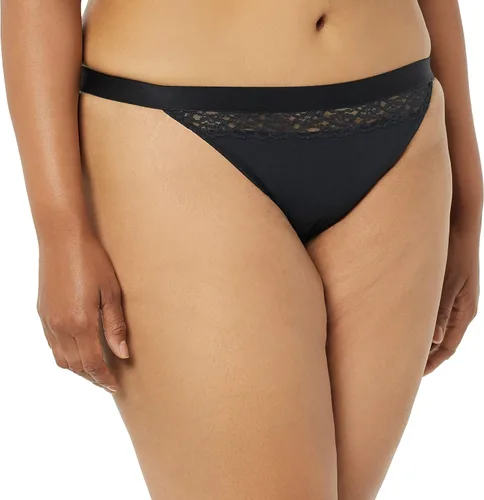 Vista 5 de Tienda Essentials Ropa interior de algodón y encaje para mujer, paquete de 4