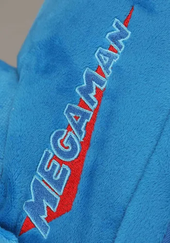 Vista 2 de Pantuflas de Disfraz Adulto de Mega Man Multicolor