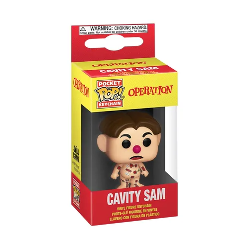 Vista 3 de Funko Pop! Llavero: Operación Juego - Cavity Sam, 2 pulgadas