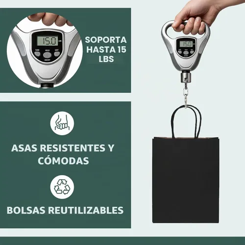 Vista 6 de METRONIC Bolsas de regalo de papel negro de 8 x 4.25 x 10.5 pulgadas, paquete de 100 bolsas de compras medianas de papel kraft con asas