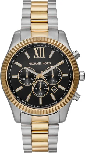 Vista 7 de Michael Kors Lexington - Reloj de pulsera de acero inoxidable para hombre