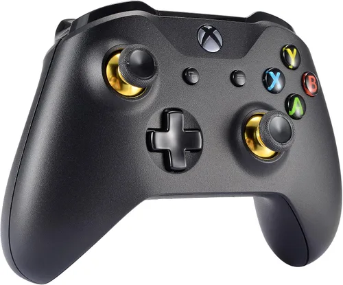 Vista 6 de eXtremeRate Palillos analógicos de repuesto para Xbox One One S X de 4 pares multicolores cromados mate para Xbox One