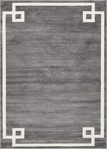 Vista 26 de Unique Loom Colección Uptown de Jill Zarin - Alfombra moderna con textura de estilo griego, color beige (1.25 x 1.85 m)