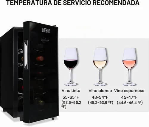 Vista 9 de Koolatron Enfriador de vino termoeléctrico de 10 botellas