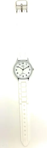 Vista 4 de Q&Q Reloj de moda con correa de silicona de goma y números grandes para mujer